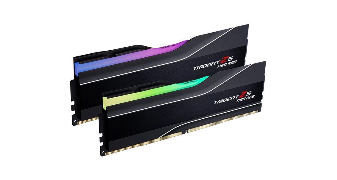 G.Skill Trident Z5 Neo RGB F5-6000J3040G32GX2-TZ5NR RAM, 64 GB (2 x 32 GB), DDR5 6000 MHz - Image 1