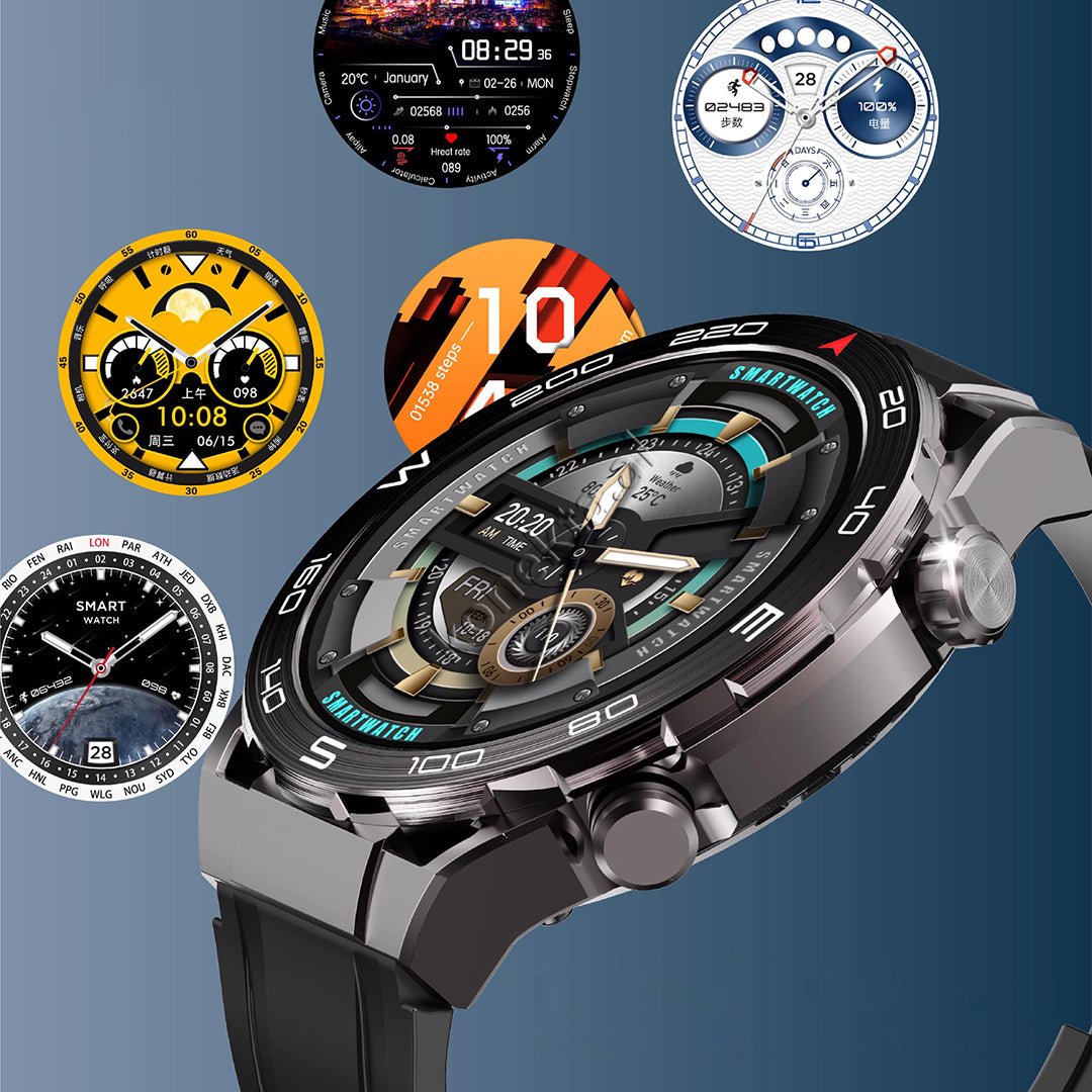 Moxom MX-WH08 Smartwatch, 1.5 Inch, Black - Thumbnail 5