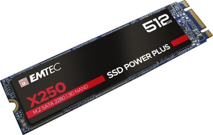 Emtec X250 SSD, 512GB, M.2 2280 SATA III - Thumbnail 3