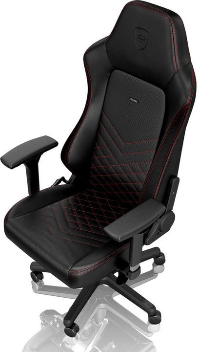Noblechairs HERO Gaming Chair, Black / Red - Thumbnail 8