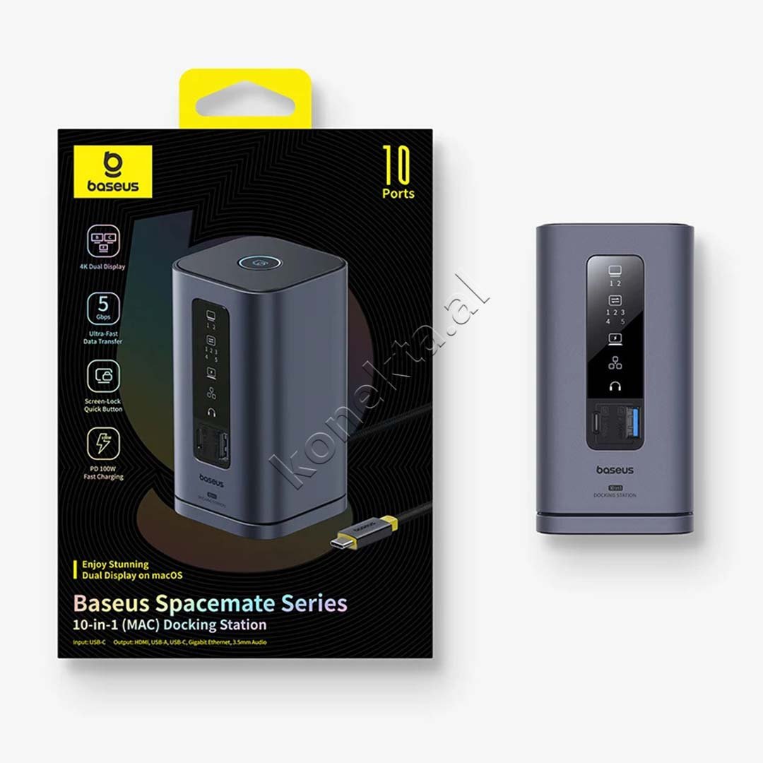 Baseus HUB Me Shumë Porta 10 në 1 - Thumbnail 9