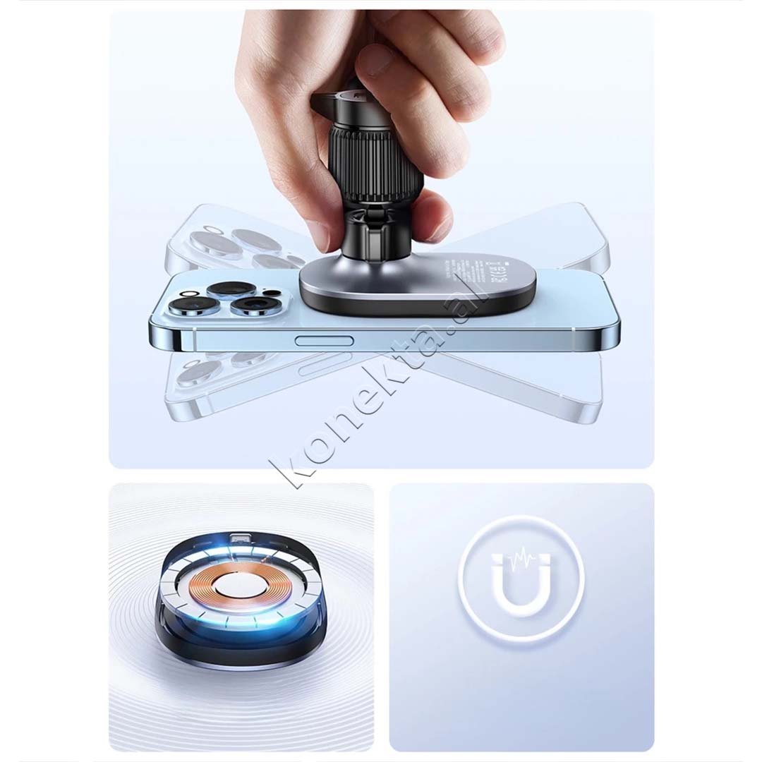 UGreen Mbajtese Celulari Per Makine Magnetike 2 Ne 1 Me Vakum Dhe Kapese - Thumbnail 9