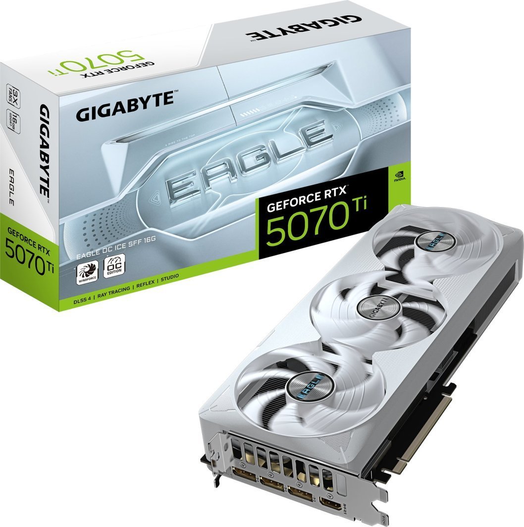 Gigabyte GeForce RTX 5070 Ti Eagle OC ICE SFF, 16GB GDDR7 - Image 1