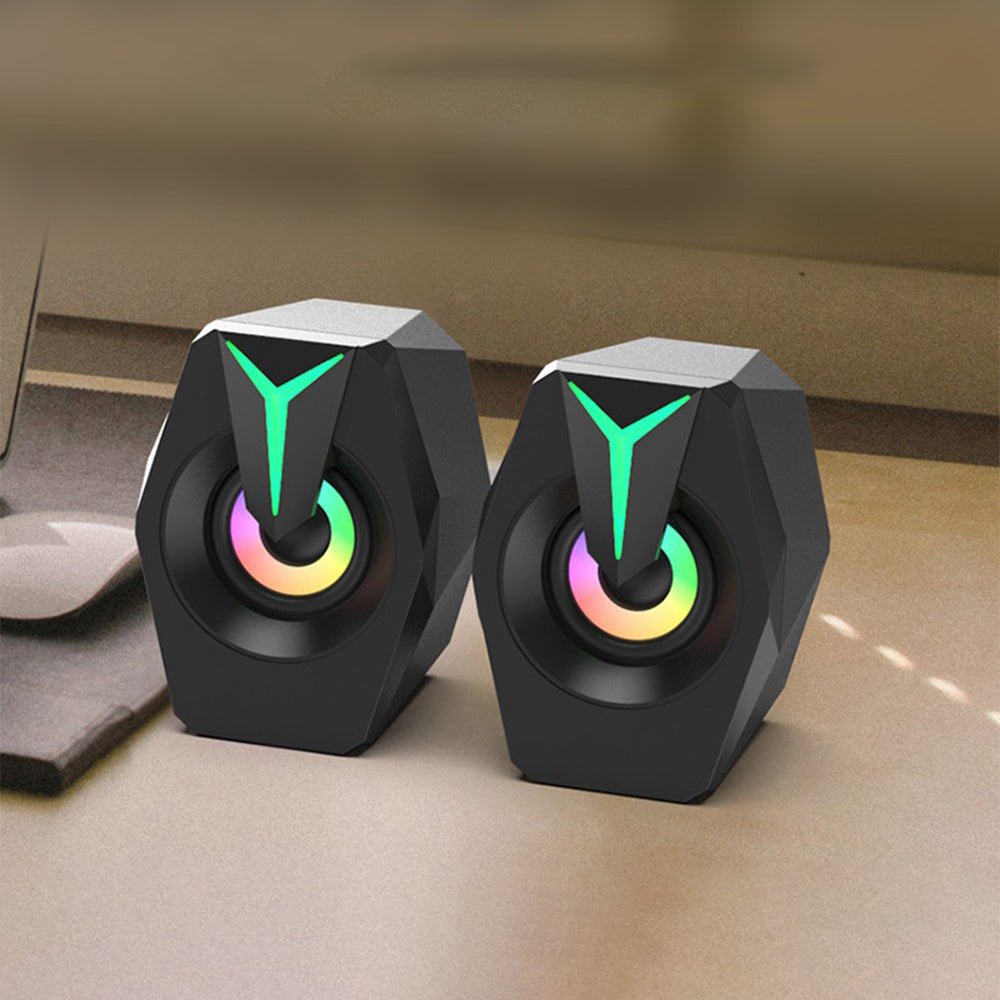 tjetertjeter K8 Multimedia Speakers, Black, RGB Light - Thumbnail 4