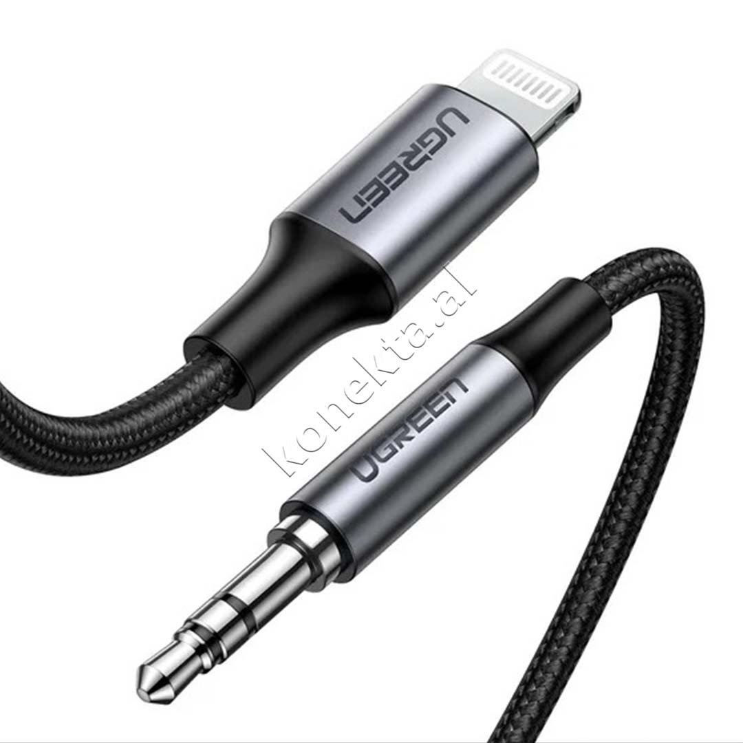 UGreen Lightning to AUX 3.5mm Cable, 1m - Thumbnail 3