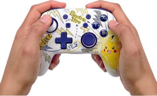 PowerA Nano Enhanced Pikachu School Days Controller, Wireless / Me Kablllo, Shumëngjyrësh - Thumbnail 9