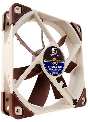 Noctua NF-S12A ULN Cooler, 120 mm, Brown - White - Thumbnail 2