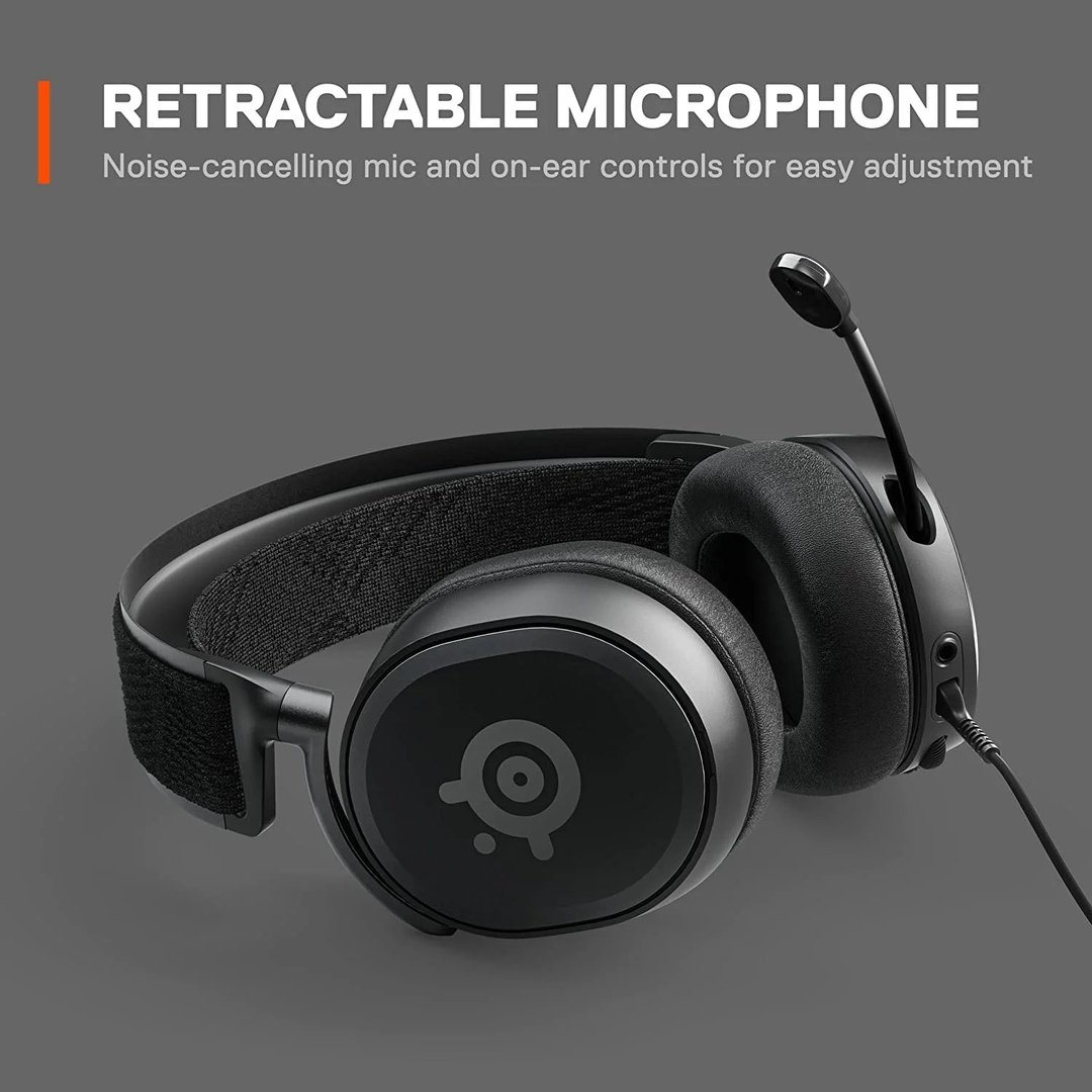 SteelSeries Arctis Prime Gaming Headset, Wired, Black - Thumbnail 6