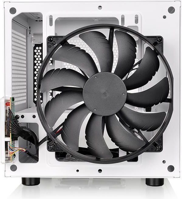 Thermaltake Core V1 Snow Edition Case, Mini Tower - Thumbnail 17