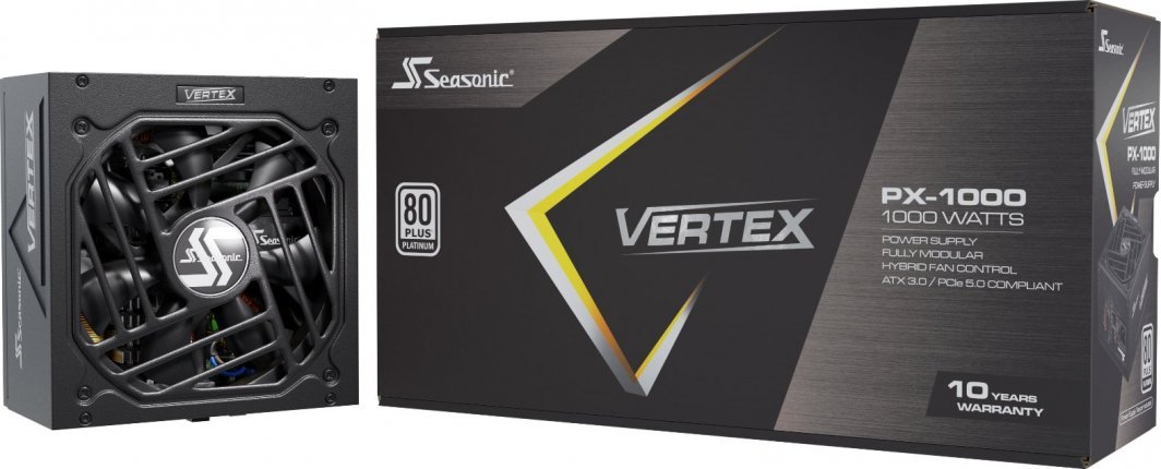 Seasonic VERTEX PX-1000 Power Supply, 1000W, ATX 3.0, PCIe 5.0 - Thumbnail 7