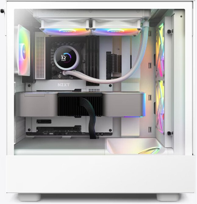 NZXT Kraken 240 RGB Cooler, White - Thumbnail 5