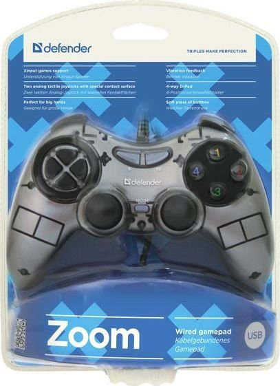 Defender Zoom Controller, Wired, Grey - Thumbnail 3