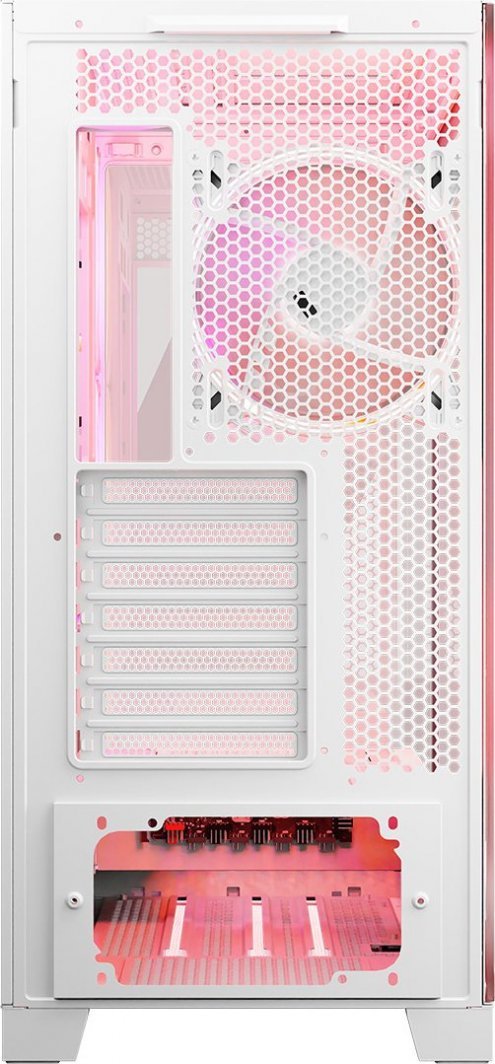 Modecom Volcano Space Apex ARGB Case, White, Midi Tower - Thumbnail 12