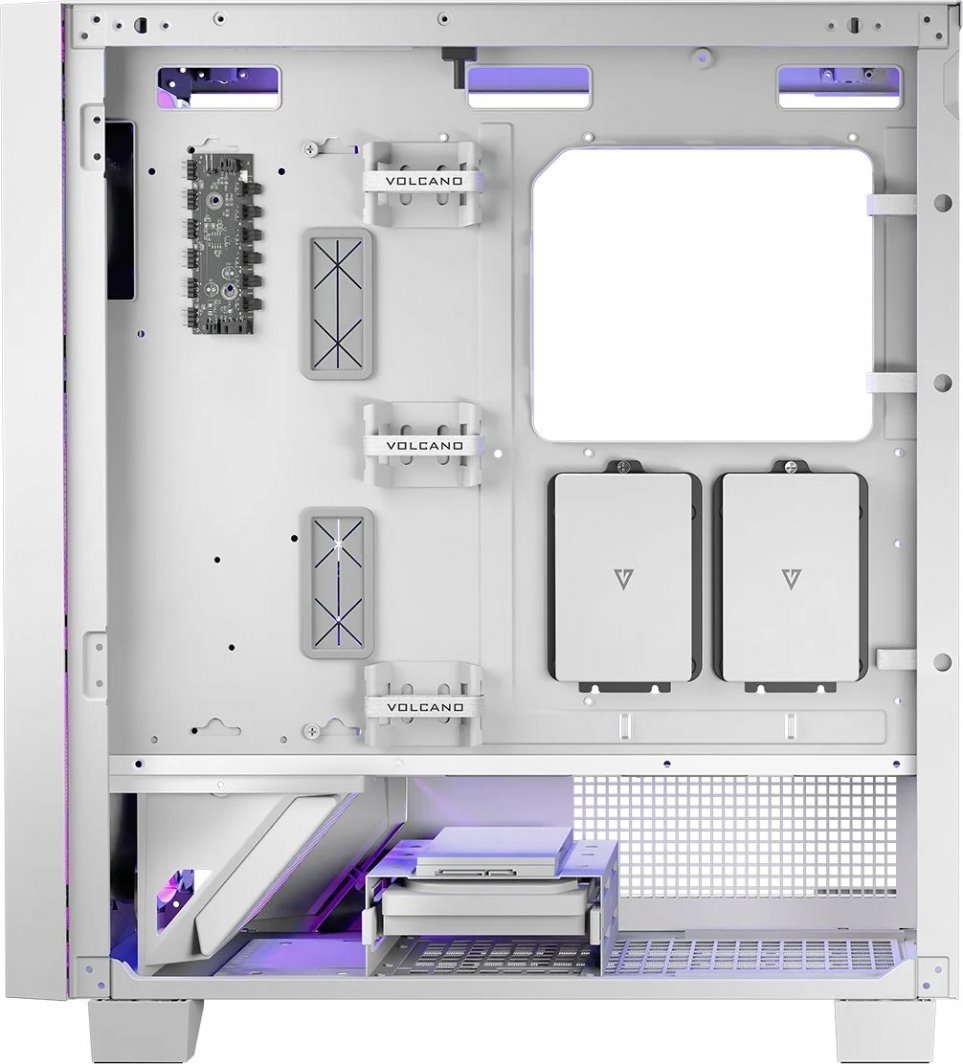 Modecom Perun Apex ARGB Case, White, Midi Tower - Thumbnail 9