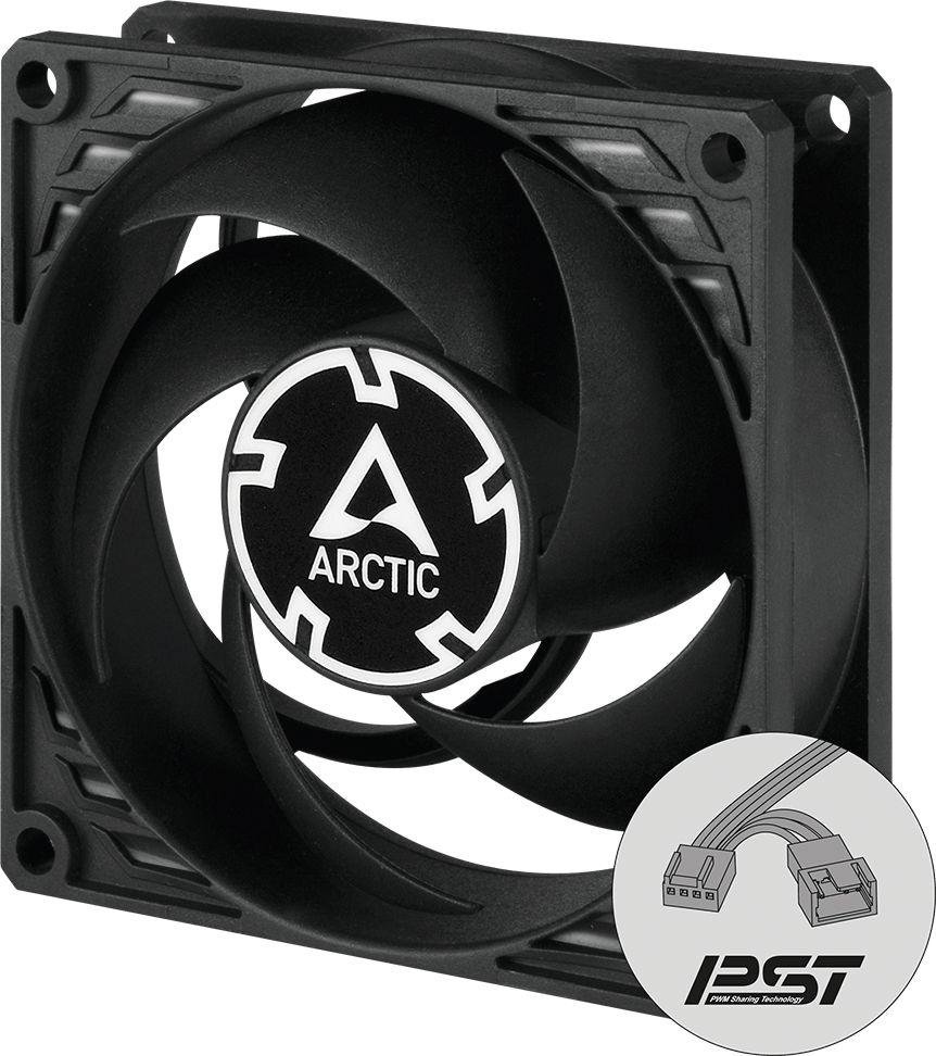 Arctic P8 PWM PST Fan, 80 mm, Black - Image 1