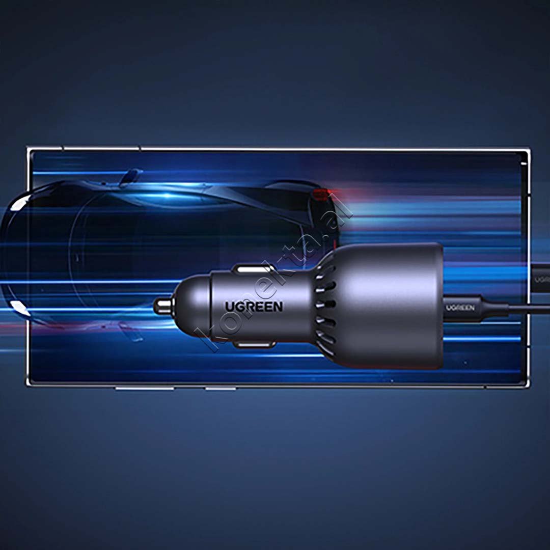 UGreen Car Charger 130W - Thumbnail 7