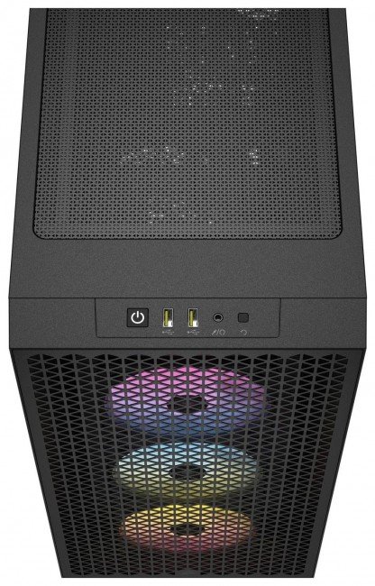 Corsair 3000D RGB Tempered Glass Case, Black - Thumbnail 5
