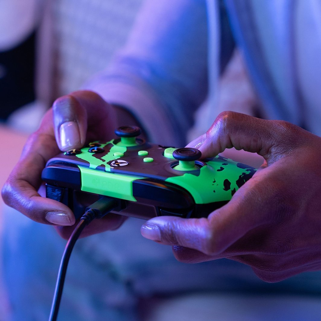 PDP XS Rematch Controller, Wired, Black / Green - Thumbnail 37