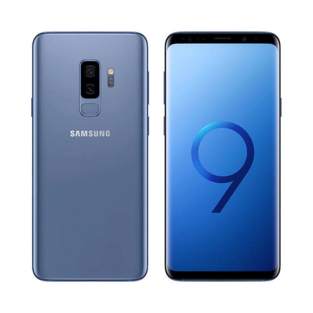 Samsung Galaxy S9 Plus Smartphone, Coral Blue, Used - Image 1