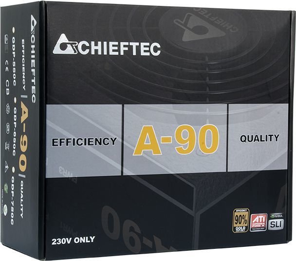 Chieftec A90 GDP-650C Power Supply, 650W - Thumbnail 4