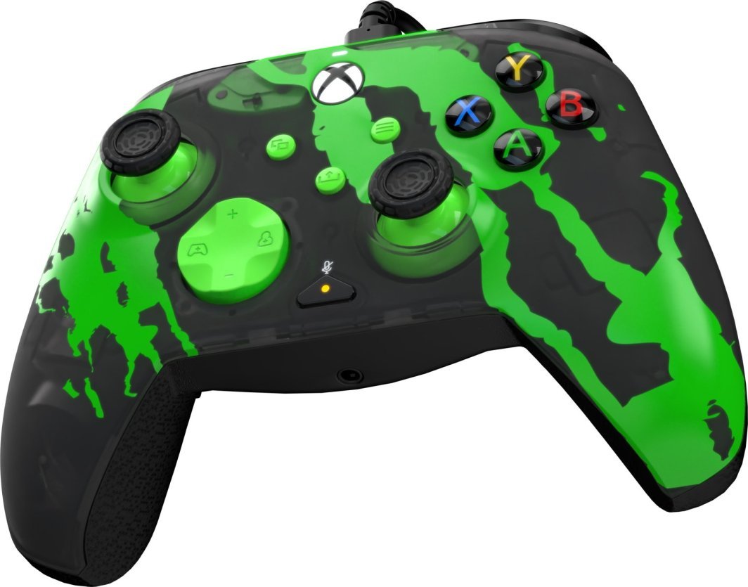 PDP XS Rematch Controller, Wired, Black / Green - Thumbnail 3