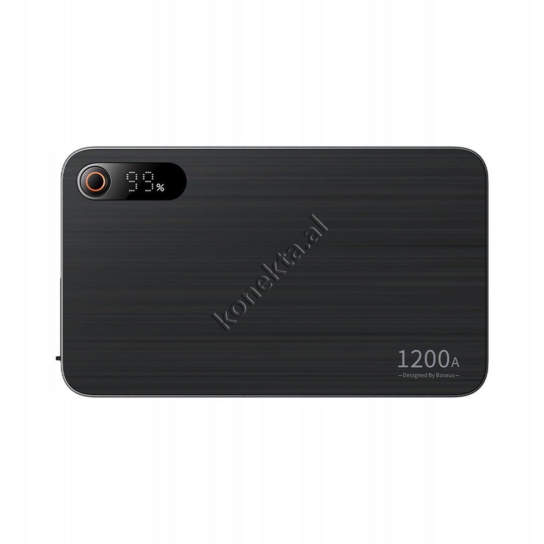 Baseus Multifunctional External Starter Battery, 12000mAh, Black - Image 1