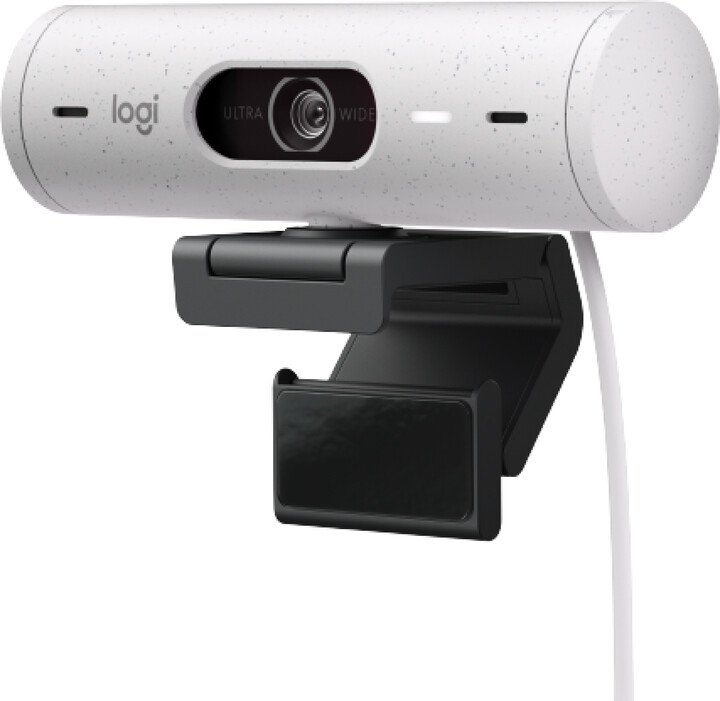 Logitech Brio 500 Webcam, White - Image 1
