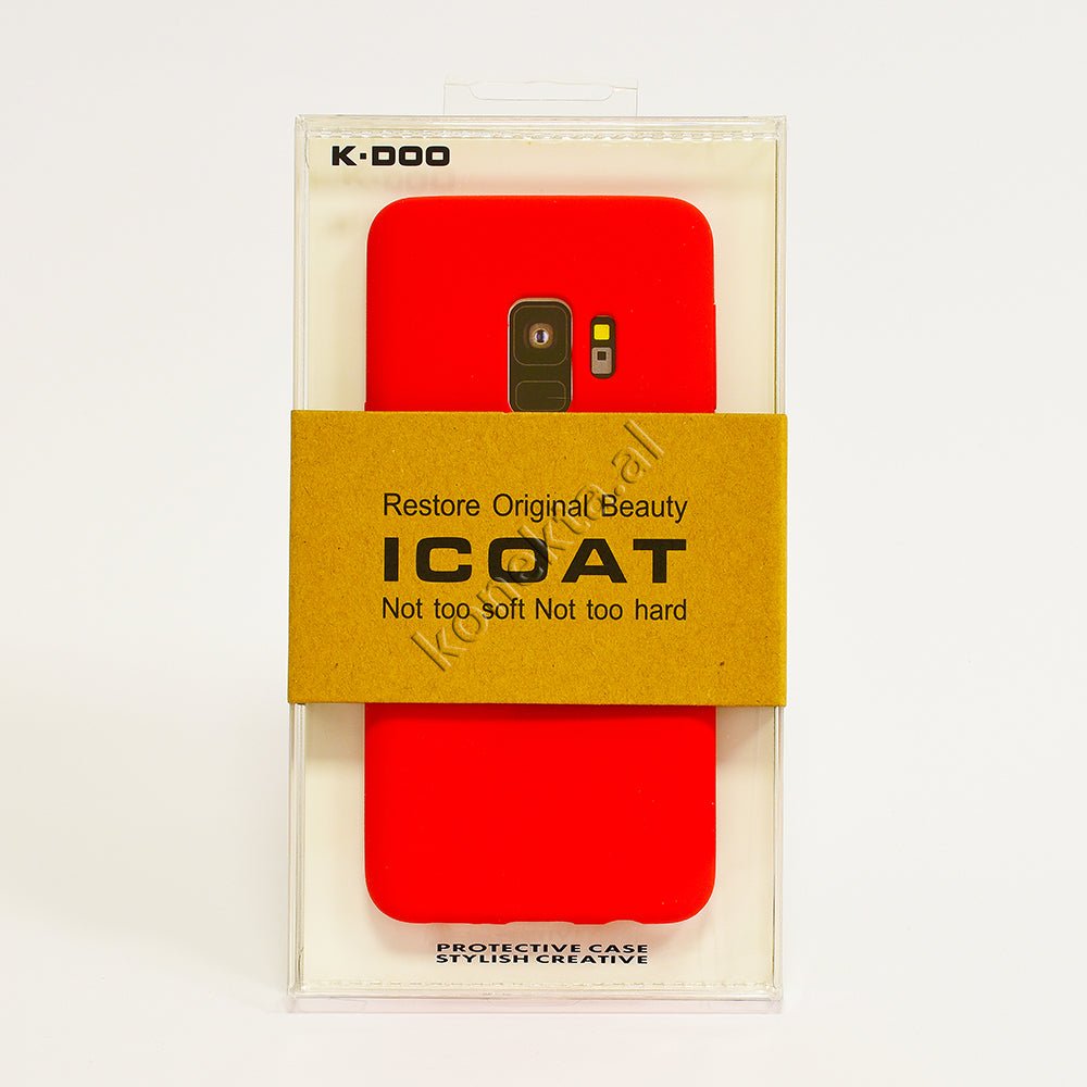 K-Dook-Doo iCoat Case for Samsung S8, S8 Plus, Note 8, S9, S9 Plus, Note 9, Note 10, Black / Red - Thumbnail 8
