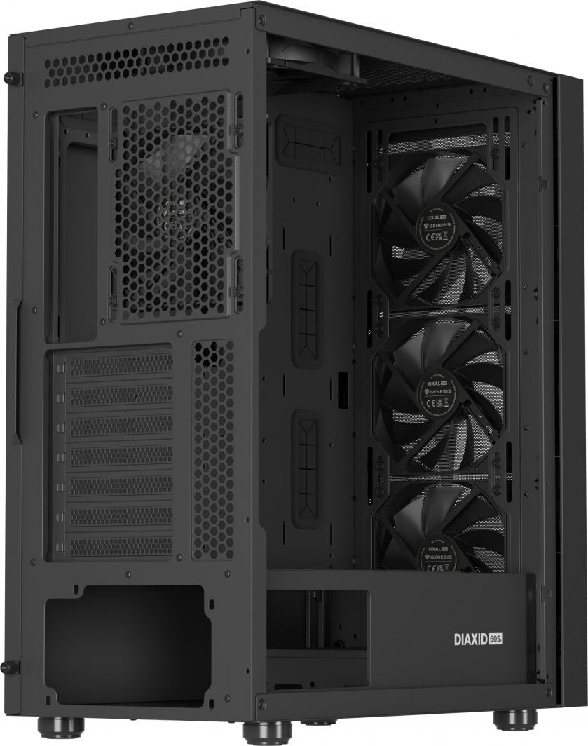Genesis Diaxid 605F Case, Black, Midi Tower - Thumbnail 17