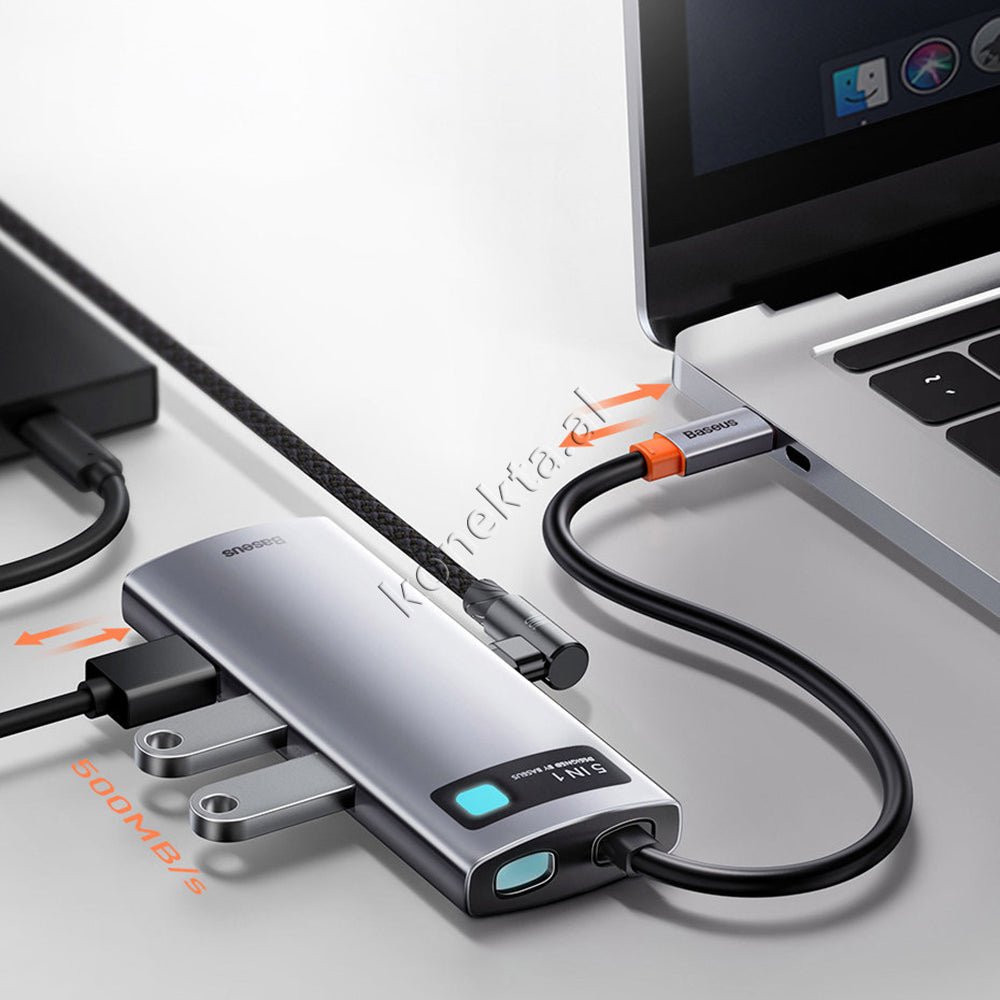 Baseus HUB Adapter 5 në 1 - Thumbnail 14