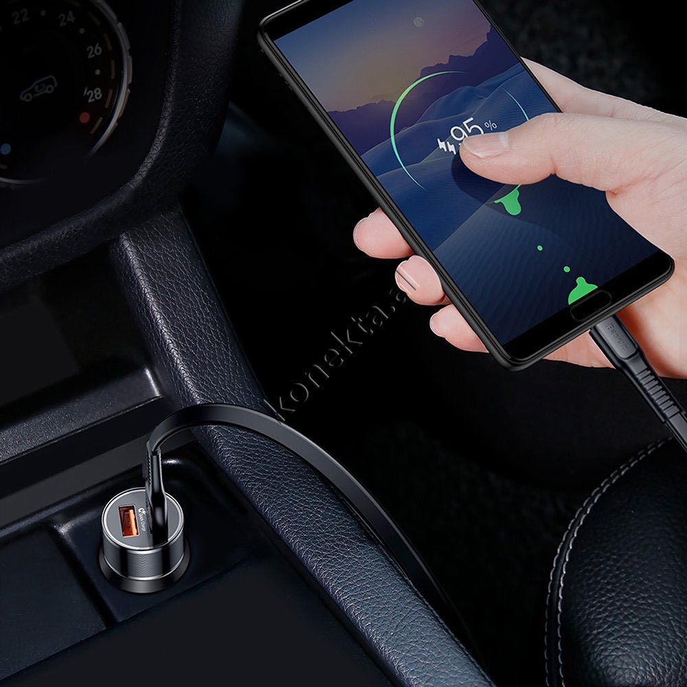 Baseus Small Screw Charger, 36W, Black - Thumbnail 8