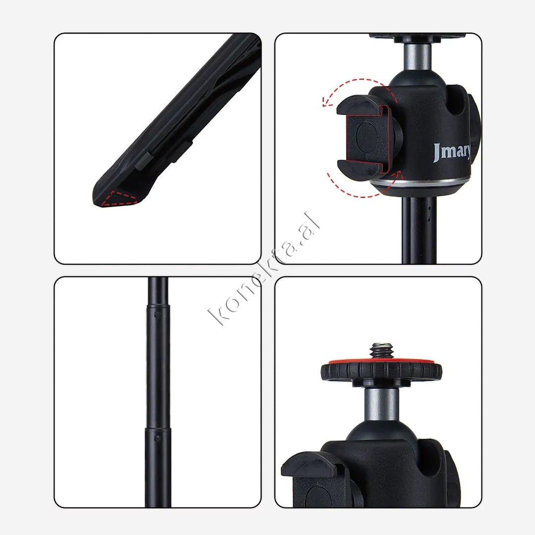 Jmary Tripod, Adjustable Length, Aluminum & ABS - Thumbnail 5