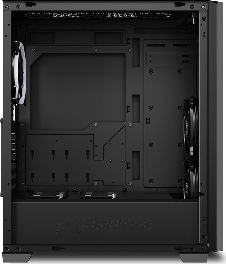Sharkoon VS9 ARGB Case, Black, Midi Tower - Thumbnail 5
