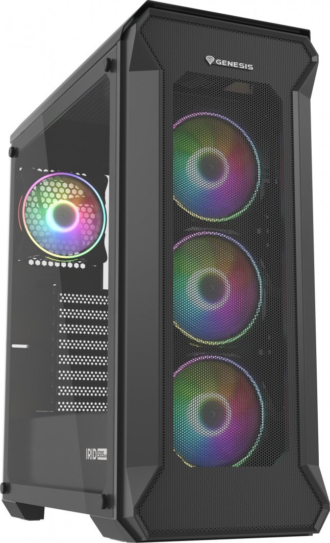 Genesis IRID 505 ARGB V2 Case, Midi Tower - Image 1