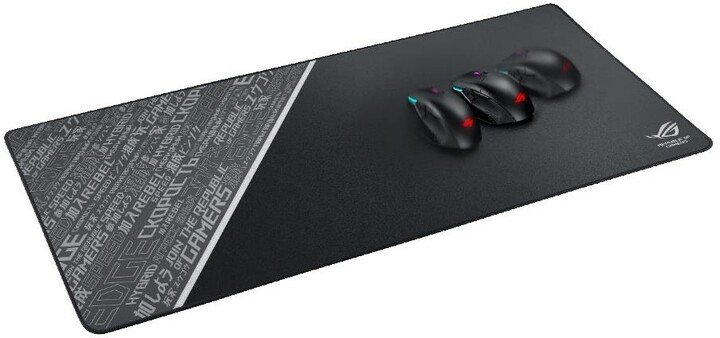 ASUS ROG Sheath Mousepad, Black/Grey - Thumbnail 3