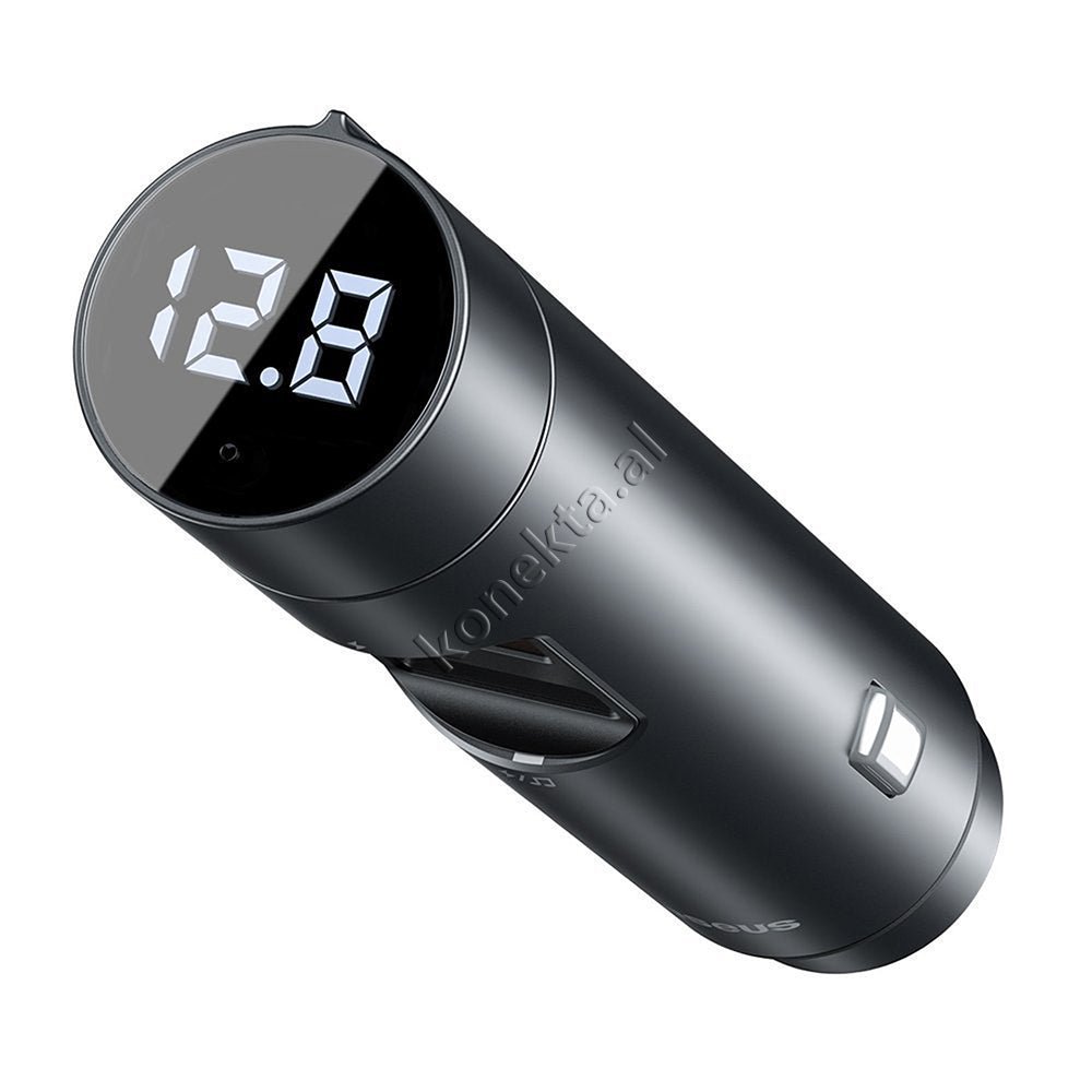 Baseus MP3 Bluetooth Car Charger, 18W Fast Charging - Thumbnail 7