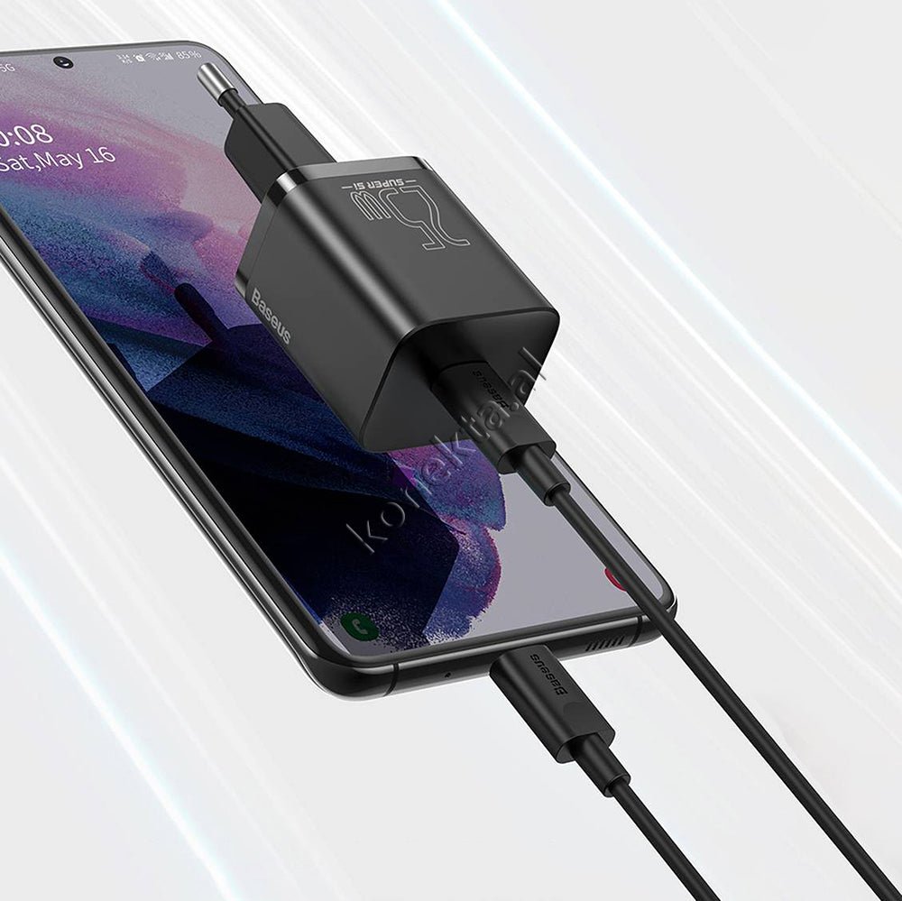 Baseus Charger with Type-C Port and 20W Charging Cable - Thumbnail 24