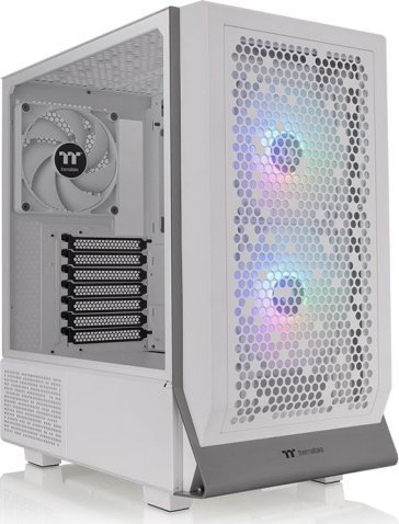 Thermaltake Ceres 300 TG ARGB Case, Snow White, Midi Tower - Thumbnail 4