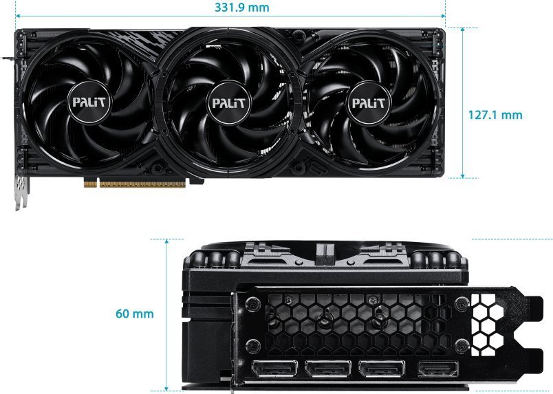 Palit GeForce RTX 5070 Ti GamingPro OC Graphics Card, 16GB GDDR7 DLSS4 - Thumbnail 11