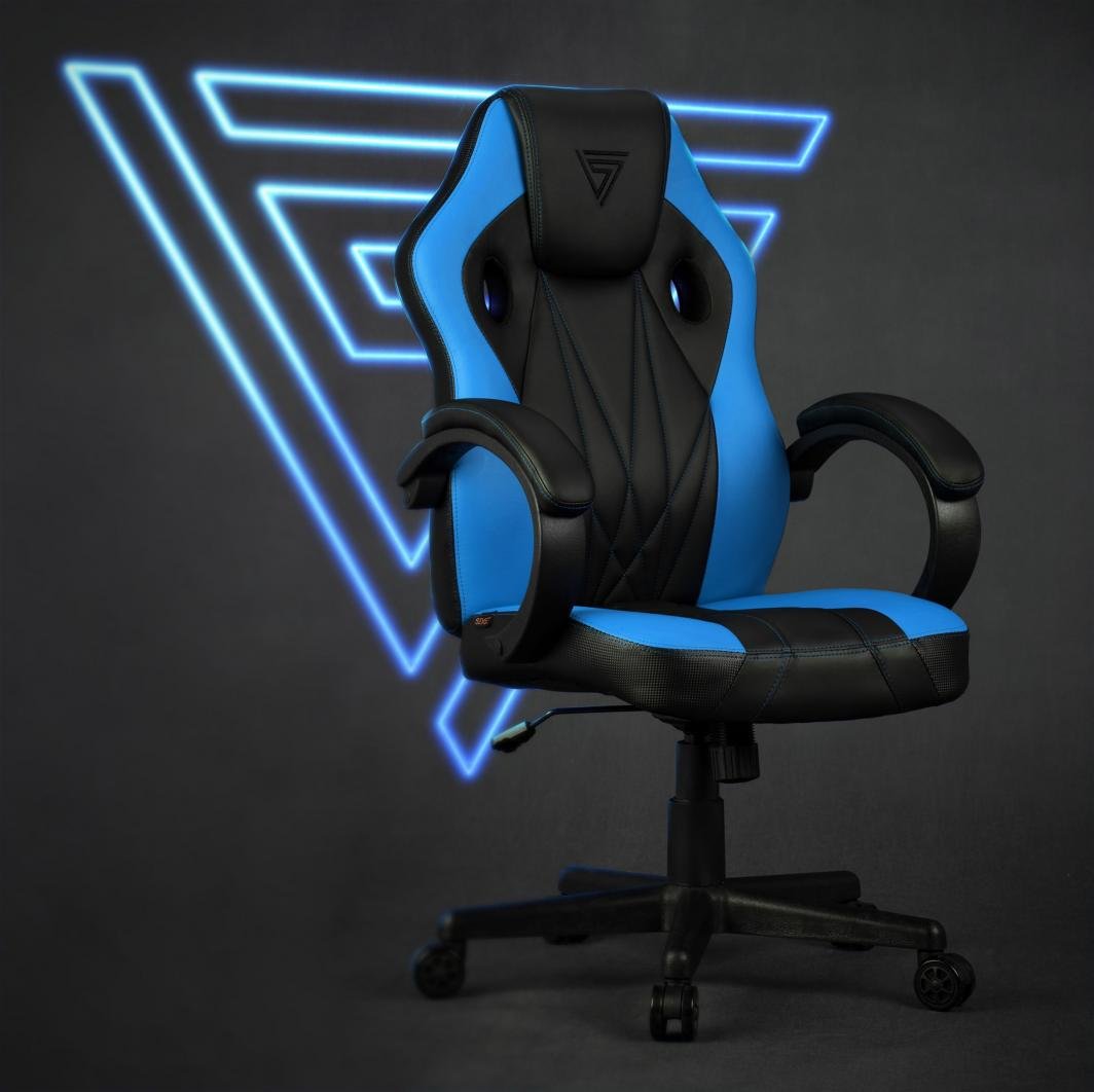 SENSE7 Prism Gaming Chair, Black / Blue - Thumbnail 7