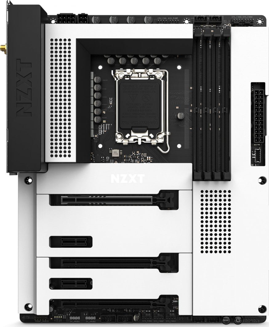 NZXT N7-Z790 Motherboard, White - Image 1