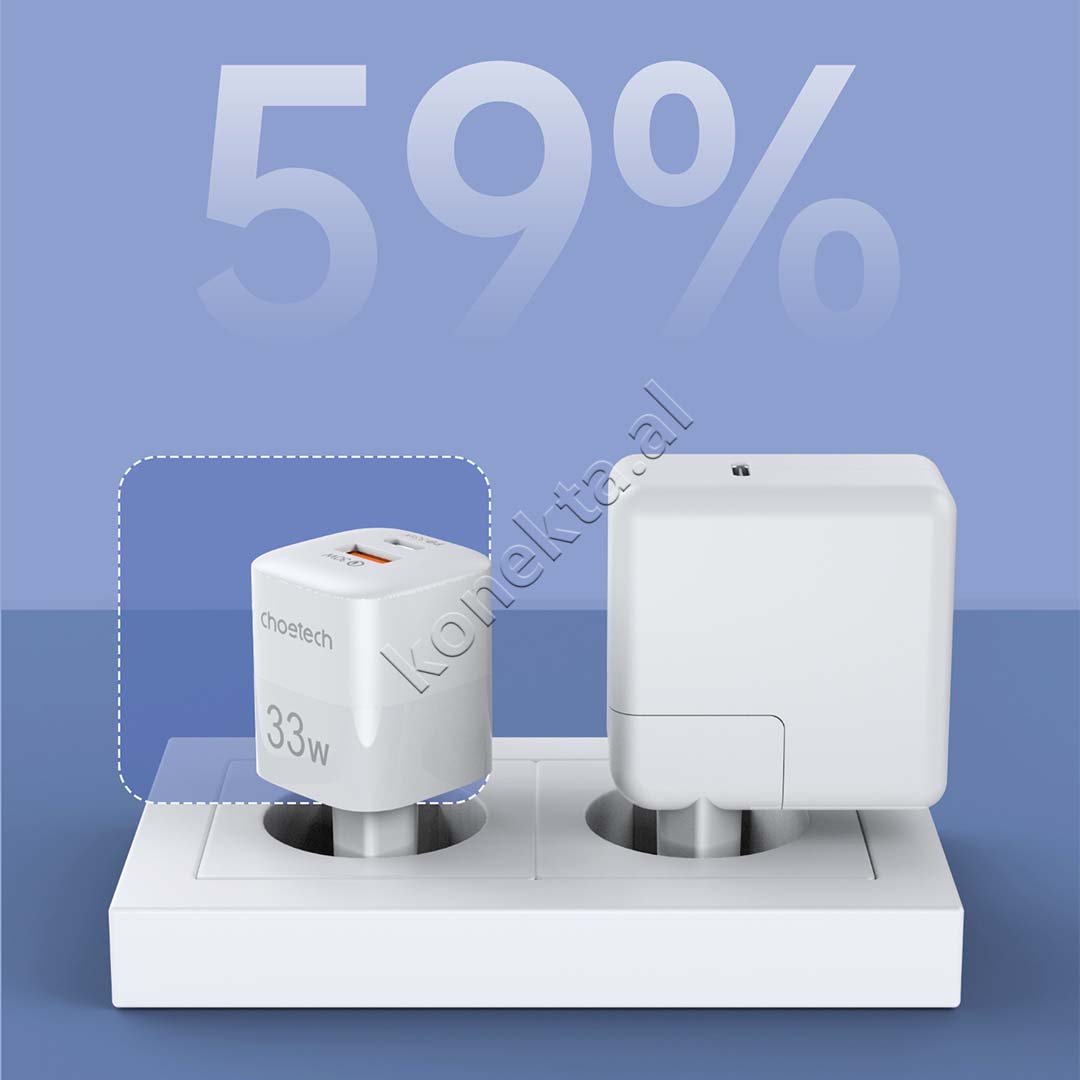 Choetech Fast Charge Adapter, White - Thumbnail 6