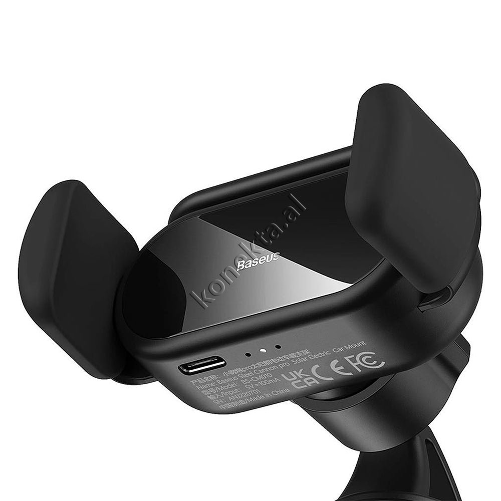 Baseus Car Phone Holder with Sensor Grip and Solar Panel - Thumbnail 5