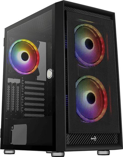 Aerocool Graphite FRGB Case, Midi Tower - Image 1