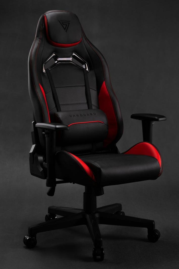 SENSE7 Vanguard Chair, Black/Red - Thumbnail 10