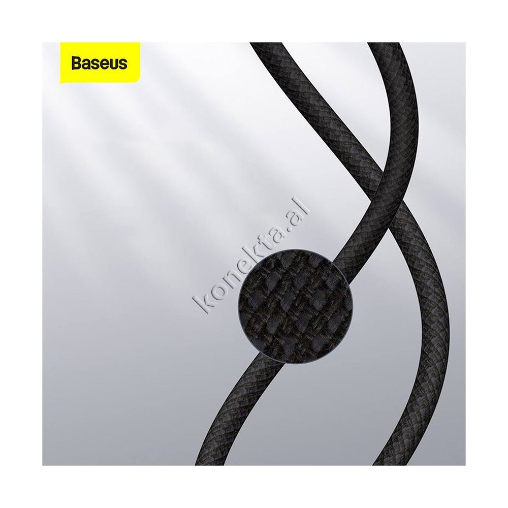 Baseus 2 Ne 1 Type-C Ne Lightning Cable, Fast Charge 20W, PD Protocol, 1m, Black - Thumbnail 5
