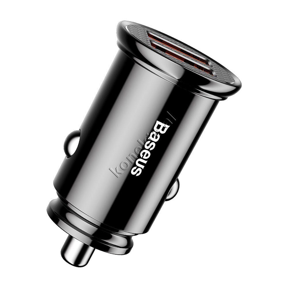 Baseus Car Charger, 30W, Black / Red / Silver - Image 1