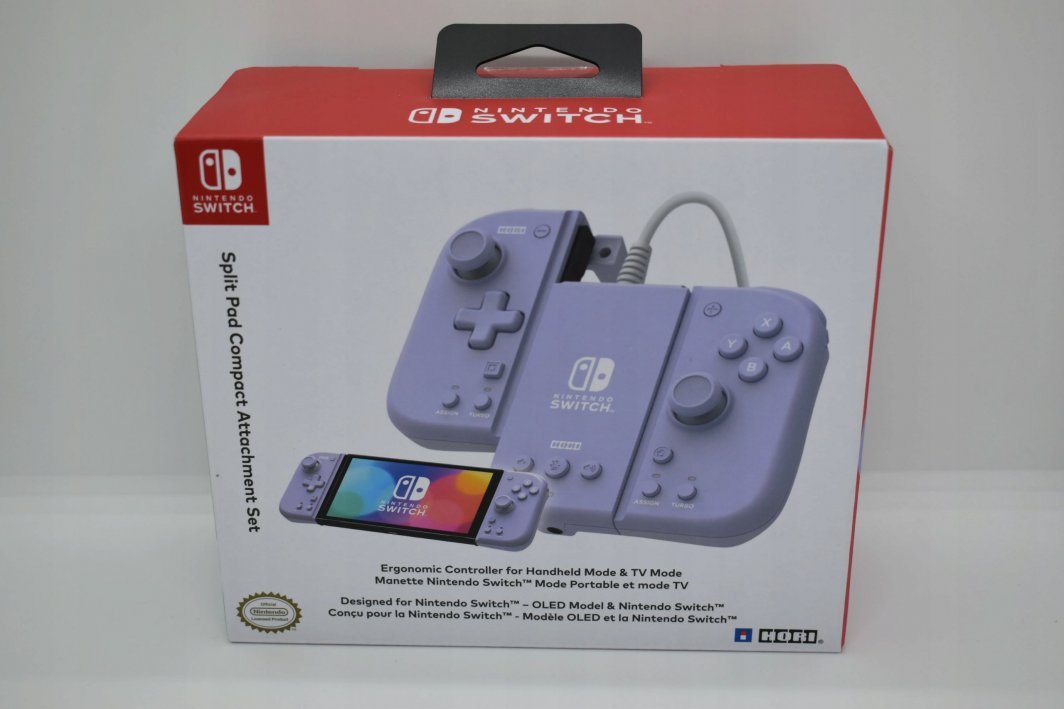 Nintendo Split Pro Attach Set Controller, Wired, Purple - Thumbnail 6