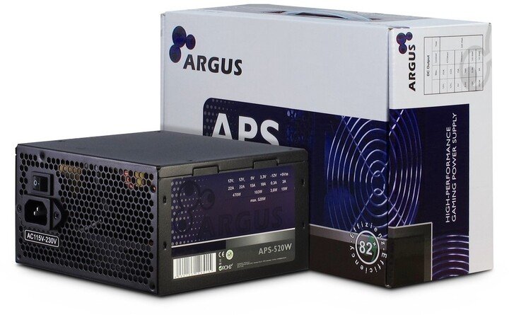 Inter-Tech Argus 88882117 Power Supply, 520W - Thumbnail 6