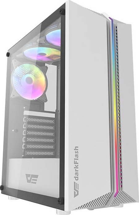 Darkflash DK151 Case, White, Midi Tower - Image 1